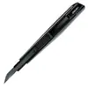 Cuchillo de utilidad metálico Deli 2037S con hoja negra, hoja de corte afilada de 30 grados, herramienta resistente de acero de alto carbono, cuchillo para cortar película, cuchillo para abrir paquetes