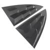 Adecuado para Tesla modelo 17-21, ventana lateral trasera, cubierta protectora, persiana, accesorios decorativos, pegatina para carrocería de automóvil.