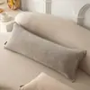 Almofada longa tipo rolo para sofá, almofada de apoio para a cintura da sala de estar, almofada lombar, almofada retangular para cabeceira, almofada grande para encosto, almofada de apoio lombar