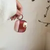 Funda Protectora Transparente Rosa con Patrón de Cuadros para AirPods 4ª Generación Adecuada para Auriculares Bluetooth Apple Airpodspro3/2