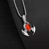 Temu Más Vendido Moda Coreana Primera Joyería Escorpión Luz Mágica Collar de Aleación para Hombre Temu