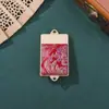 Dinastía Song Brocado Bordado Doble Cara Anillo de Cobre Colgante Collar Hanfu Colgante para Bolso Nuevo Estilo Chino Adorno para Colgar en el Coche Venta al por Mayor