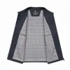 Jaquetas Masculinas Novas de Primavera e Outono para Homens de Meia-Idade Negócios Casuais Tops com Lapela Jaquetas Jaquetas Masculinas de Meia-Idade Homens