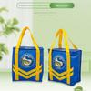Fabricante de Guangzhou Costura Feita Sob Medida Sacola Não Tecida Bolsa de Mão Ultrassônica Sacola Publicitária Revestida Sacola Estéreo Não Tecida