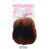 Cabelo Sintético Afro Kinky em Fardos, Fofo, 12 Polegadas, 100g, Dreadlocks Reggae - Cruzamento Africano Europeu e Americano