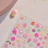 Tomoni Pegatinas Finas Resistentes para Uñas Explosiones Papelería Japonesa Pegatinas para Uñas Infantiles Wang Wang Pegatinas Tribales para Uñas Mezcla