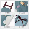 Delantal para Cocina Casera Impermeable y a Prueba de Aceite Mono de Alta Apariencia PVC Engrosado Resistente a Manchas Ropa de Trabajo para Catering Logo Personalizado
