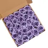 Rosas Embaladas 25 Flores/Pacote com Haste Flores Artificiais de Material Pe Rosas Casamento Dia dos Namorados Presente Decoração