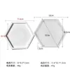 Posavasos epoxi transfronterizo molde de silicona DIY geométrico resina yeso hormigón cemento molde de bandeja de escritorio