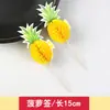 50 Palillos de Paraguas para Platos Fríos, Decoraciones para Repostería, Fiesta Hawaiana, Paraguas de Palmera, Palillos de Paraguas de Sandía, Palillos Desechables de Fruta para Manualidades