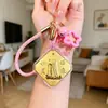 Llavero de Oro Puro 999, Princesa del Tesoro, Colgante de Buena Fortuna, Amuleto, Regalo, Admite Personalización al por Mayor