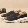 Zapatos de Tela del Viejo Pekín Suela Blanda Ligeros Slip-on Caña Baja Boca Poco Profunda Casual Modernos Transpirables Cómodos Zapatos de Estudiante