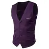 Comercio Exterior Amazon Chaleco Ajustado Estilo Coreano para Hombre Casual de Negocios Boda Novio Padrino Ropa Formal Chaleco de Traje Hombres