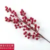 Flores Artificiales Doradas, Arreglo Floral de Cubeta de Bendición de Año Nuevo, Material Floral para Salón de Bodas de Eucalipto y Frutos de Acebo, Adornos Chinos