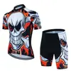 Conjunto de Maillot de Ciclismo de Manga Corta Listo para Envíos Transfronterizos para Hombres, Camisa de Ciclismo Transpirable de Secado Rápido para Bicicleta de Carretera al por Mayor, Bicicleta de Montaña
