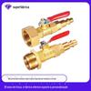 RV RV rosca externa latão conector rápido com válvula de esfera inverno jardim tubo sprinkler anticongelante sopro adaptador de água