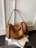Bolsa Feminina de Comércio Exterior Transfronteiriço, Bolsa Feminina Texturizada de Camurça Estilo Almofada, Bolsa de Mão, Bolsa de Ombro Transversal para o Dia a Dia Retro Fosco