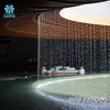 Instalación de Ingeniería Transfronteriza Cortina de Agua Cortina de Agua Digital Cortina de Agua Fluyente para Exteriores Cortina de Agua de Hilo de Seda