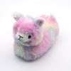 Fornecimento Direto da Fábrica Pantufas de Algodão para Casa de Pelúcia Pantufas de Algodão de Animal Desenho Animado Alpaca Pantufas de Algodão Quentes para Casa de Animal Interior