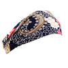 Diadema deportiva estampada para mujer europea y americana, banda para el cabello de yoga, Amazon, absorbente del sudor, antitranspirante, pañuelo de cabeza deportivo de ala ancha para mujer