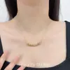 Collar con Puente Arcoíris Sonriente de Joyería Colorida Dopamina de Verano, Diseño de Nicho, Exquisito y de Alta Gama, Elegante Accesorio de Cadena para Clavícula para Mujeres