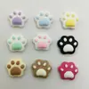 Pata de gato pata de gato pata de oso resina epoxi dibujos animados accesorios resina epoxi diy parche para carcasa de teléfono móvil pegatina para refrigerador accesorio para el cabello material para joyería