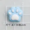 Perro Pacca Azul Perro DIY Accesorios de Pegamento Suave Agujero para Funda de Teléfono Chanclas Caja de Almacenamiento Parche Decorativo