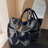 Bolsa de grande capacidade transfronteiriça feminina outono e inverno 2024 nova bolsa transversal simples casual bolsa de ombro elegante bolsa de viagem