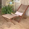 Sillón Auténtico Yunqi para Exterior Balcón Patio Silla de Ocio Respaldo Silla de Ratán Silla Perezosa Celebridad de Internet B&B Mesa y Sillas Plegables