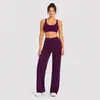 Conjunto Deportivo de Dos Piezas Sujetador Deportivo Transfronterizo Sin Costuras Correr de Alta Intensidad Fitness Espalda Cruzada Sujetador de Yoga Pantalones de Pierna Recta para Mujer