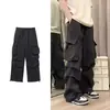 Comercio Exterior Transfronterizo 2026 Primavera y Otoño Nuevo Estilo Pantalones de Trabajo para Hombre Estilo Retro Japonés Holgados Pantalones Cargo con Múltiples Bolsillos Venta al por Mayor en Stock