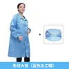 Avental antiestático macacão sem poeira roupas limpas à prova de poeira fábrica de alimentos eletrônicos roupas branco azul vestuário eletrostático masculino e feminino