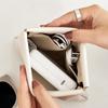 Bolsa Armazenadora Multifuncional para Cabos de Dados de Celebridade da Internet com Fechamento Automático Bolsa para Fones de Ouvido Bolsa Portátil para Batom com Zíper