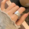 Anel de Moda Versátil com Design de Nicho em Prata de Lei S925 para Mulheres, Estilo Japonês e Coreano, Joia Minimalista Tendência Personalizada de Luxo Leve