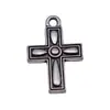 21X14Mm 1.6g Color Plata Antigua Accesorios DIY de Venta Caliente Europeos y Americanos Colgante de Cruz