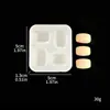 Molde de Silicona para Juguetes de Comida DIY para Hacer Panecillos, Shumai, Empanadillas Fritas y Panecillos al Vapor con Formas de Dibujos Animados, Adecuado para Manualidades con Resina, Yeso y Decoraciones de Aromaterapia