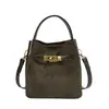 Bolso pequeño de mano con acabado mate texturizado para mujer, nuevo bolso tipo cubo retro otoño/invierno 2026, bolso de hombro/cruzado elegante y versátil