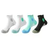 Calcetines deportivos profesionales para correr tipo maratón para hombre, antideslizantes, resistentes al desgaste, planta de rizo engrosada, calcetines de tubo medio para baloncesto y bádminton