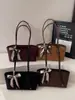 Comercio Exterior Transfronterizo Más Vendido Bolso Grande de Mujer Estilo Vintage Modelo Nuevo 2025 Bolso de Hombro para Viajes Diarios con Lazo