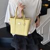 Nuevo Bolso de Mano Texturizado para Mujer 2025 Versión Coreana Bolso de Hombro Versátil Bolso Tote Retro de Gran Capacidad Bolso de Mujer para Exportación