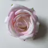Cabeza de flor de rosa redonda de franela 7cm flor artificial hecha a mano manualidades diy ramillete de boda pasador tocado de flor pared de flores flor artificial