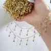 Corrente DIY Estilo Antigo Corrente de Borla Corrente de Diamante Pendurada Grampo de Cabelo Hanfu Materiais para Fazer Borlas Corrente de Colar Pulseira Feita à Mão