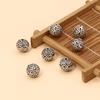 Joyería de plata esterlina 925 al por mayor plata tailandesa accesorios diy cuentas sueltas 12mm pulsera hueca Xiangyun cuentas de cristal accesorios de plata