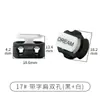 Botones Transfronterizos de Fábrica, Hebillas de Resorte de Plástico, Hebillas de Cuerda de Nailon, Botones Decorativos para Tiradores de Bolsos y Zapatos Negros