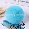 En stock al por mayor 3/4/5 bola de pelo de conejo rex imitación bola de felpa DIY juguete accesorio decorativo para ropa zapatos y sombreros colgante de bolso