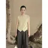 Chaleco de Punto de Botones Sencillos Mmc Dition para Mujer 2026 Verano Nuevo Estilo Coreano Casual con Cuello Redondo