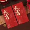 Sobres Rojos para Recién Casados con Palabras Felices, Paquetes Rojos Creativos para Compromiso y Boda, Bolsas de Sobres Rojos para Boda al por Mayor