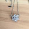 Pendientes de girasol Super Flash con diseño de nicho del mismo estilo HW, de lujo, con diamantes completos, anillo, collar y colgante, conjunto para mujer, venta al por mayor