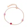 Pulseira de Contas Redondas Cor Nova em Prata de Lei S925 Estilo Francês Design de Nicho Feminino Acessórios de Verão Versáteis Joias