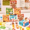 Chaveiro de desenho animado caixa surpresa boneca fofa da moda pingente de chave caixa surpresa temporada escolar prêmios para estudantes atacado